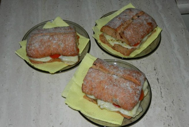 Sandwich la cuptor cu mozzarella Delaco