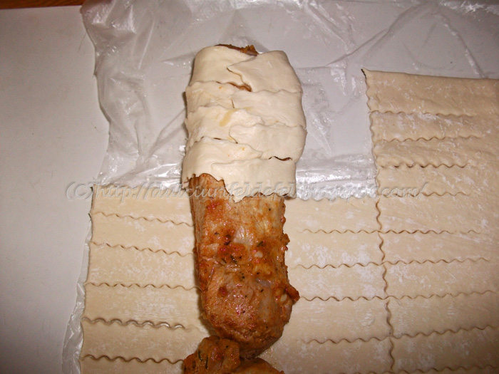 File de porc in foietaj