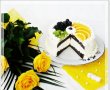 Tort pentru Bunica, cu mousse de ciocolata alba-3