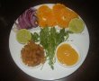 Salata de cartofi dulci cu vinegreta de portocale-1