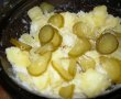 Salata de cartofi cu maioneza de telina si sprot afumat-6