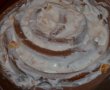Tort cu crema de iaurt si piersici-6