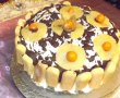 Tort cu ananas, ciocolata si physalis-0