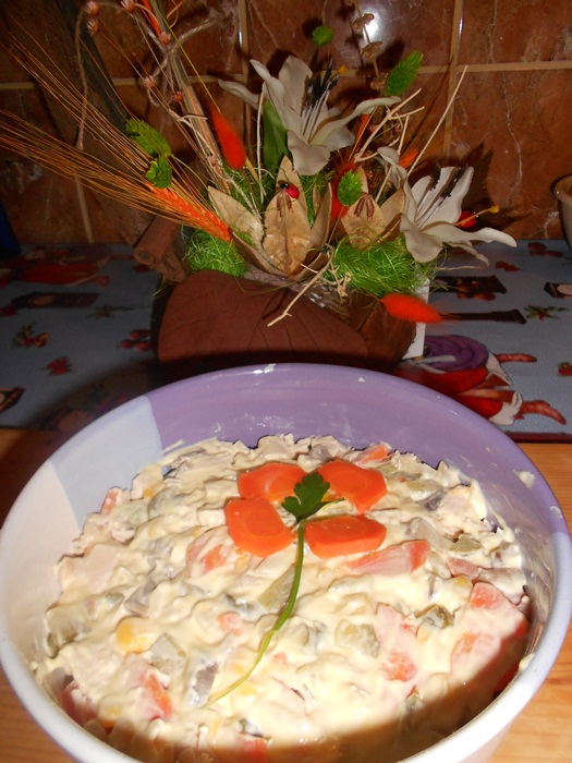 Salata de pui cu legume