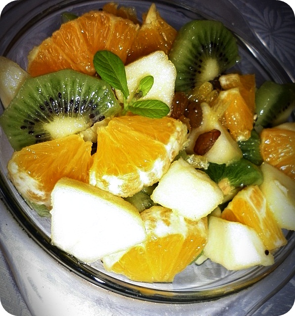 Salata de fructe cu miere