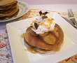 Pancakes cu banane caramelizate-3