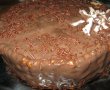 Tort "dobos" cu blat de biscuiti si crema de ciocolata-8