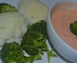 Broccoli si conopida cu sos de smantana si suc de morcovi-5