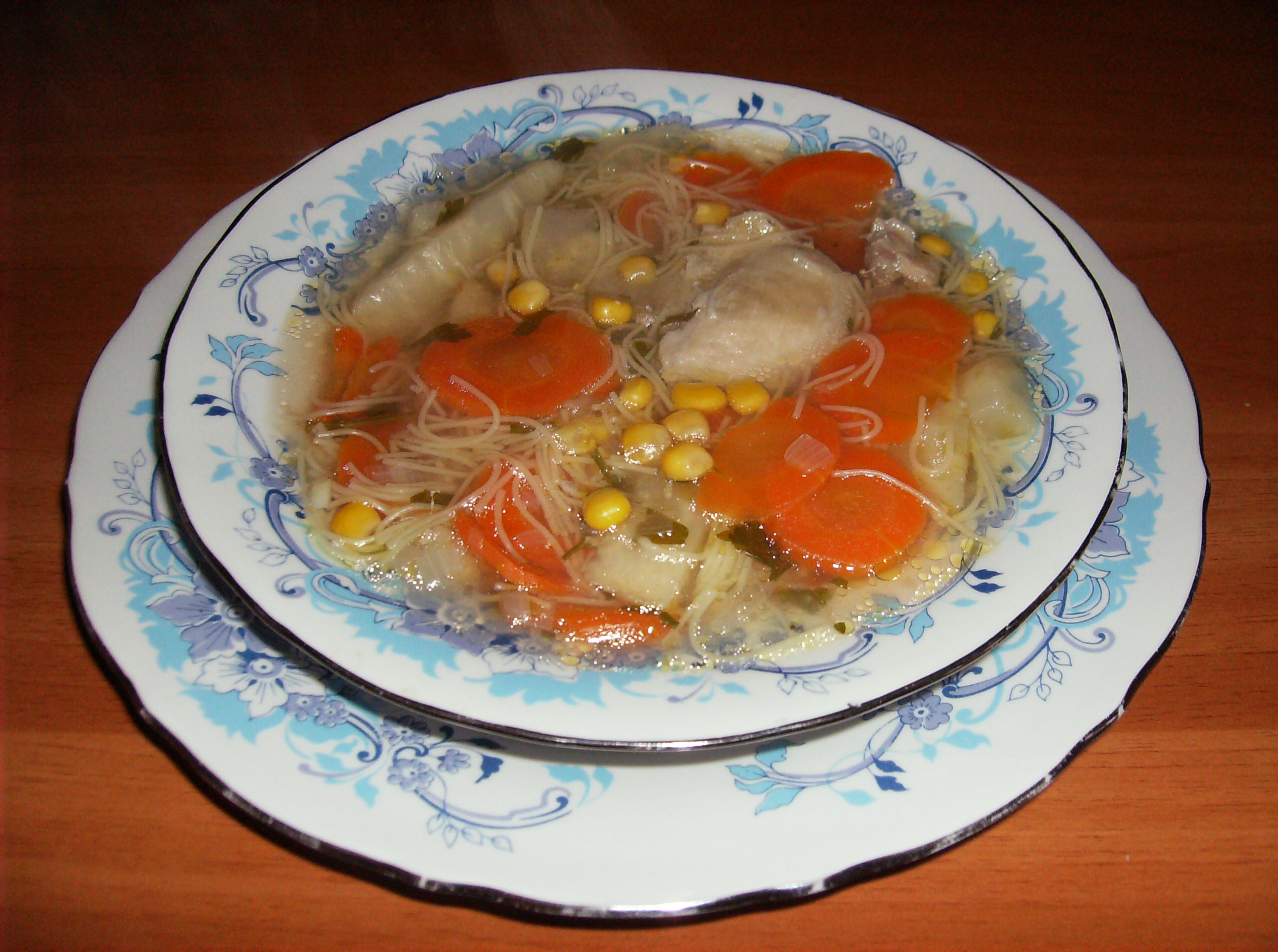 Supa de pui cu porumb