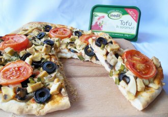 Pizza de post cu tofu