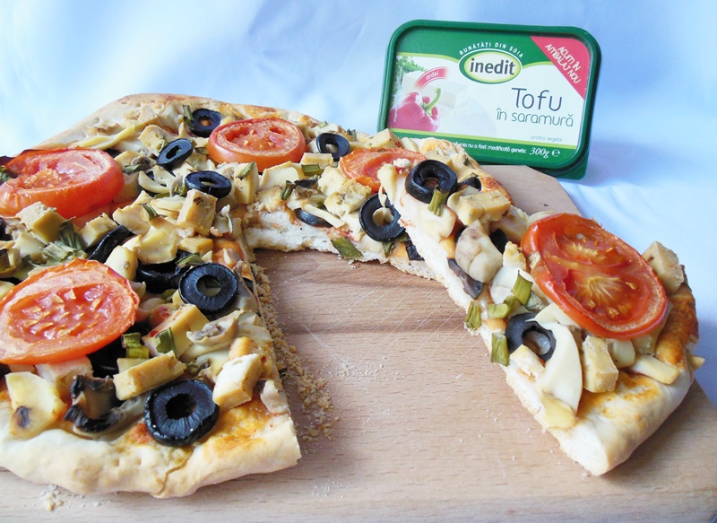 Pizza de post cu tofu