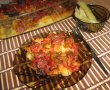 Placinta taraneasca cu cartofi, ardei copti si ciuperci-7