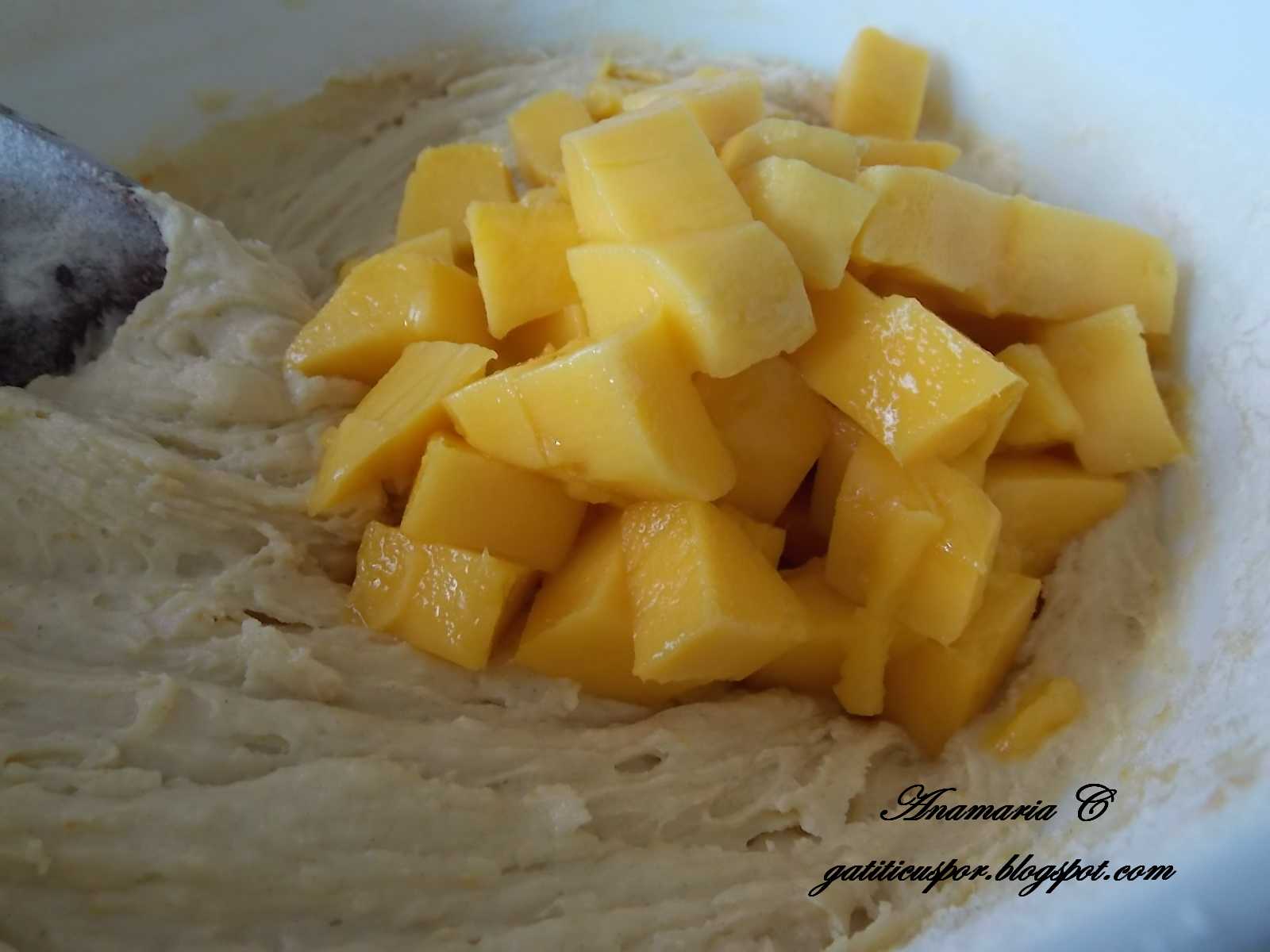 Prajitura cu mango si prune