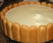 Desert tort cu crema de iaurt si piersici-9