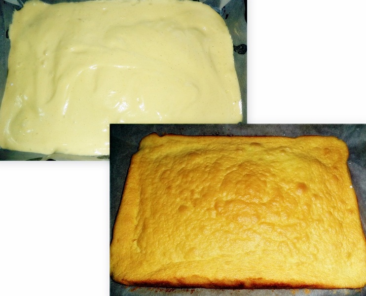 Prajitura cu crema de branza