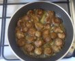 Musaca de cartofi, carne tocata si carnati afumati-4