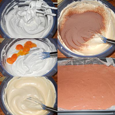 Desert prajitura cu crema ganache