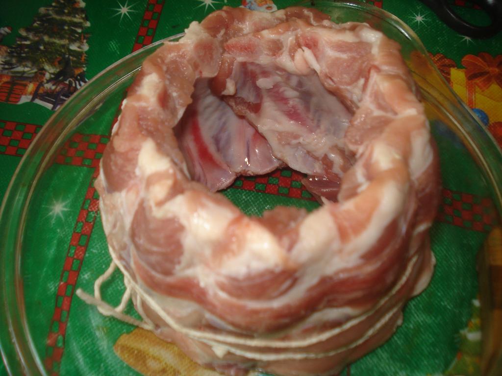 Scarita de porc-cosulet, cu carnati de plescoi