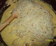 Spaghete cu branza, sos de smantana si kaiser-5
