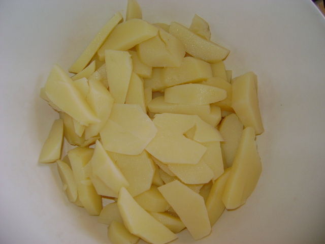 Salata de peste afumat cu cartofi