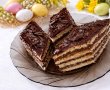 Desert Prajitura cu foi fragede si crema de cacao si rom, deliciul unei mese reusite-2