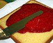 Tort “Mama”, cu crema de lamaie si jeleu de zmeura-9