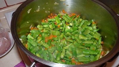 Supa de fasole verde  cu kaizer