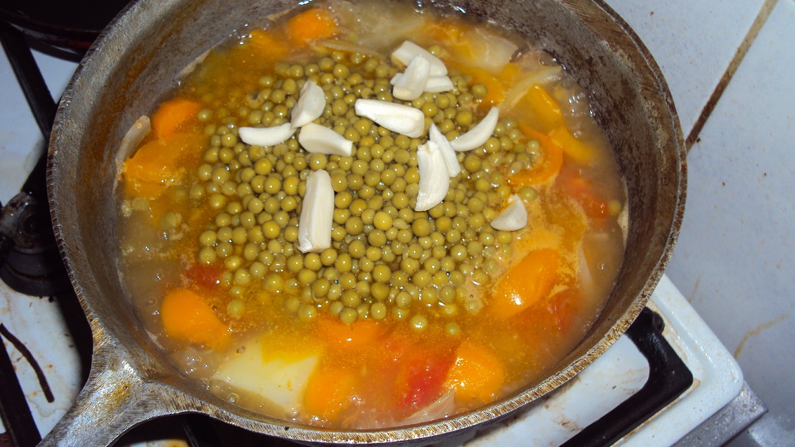 Supa crema de legume cu kaizer afumat