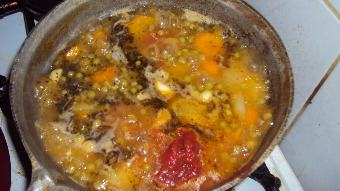 Supa crema de legume cu kaizer afumat