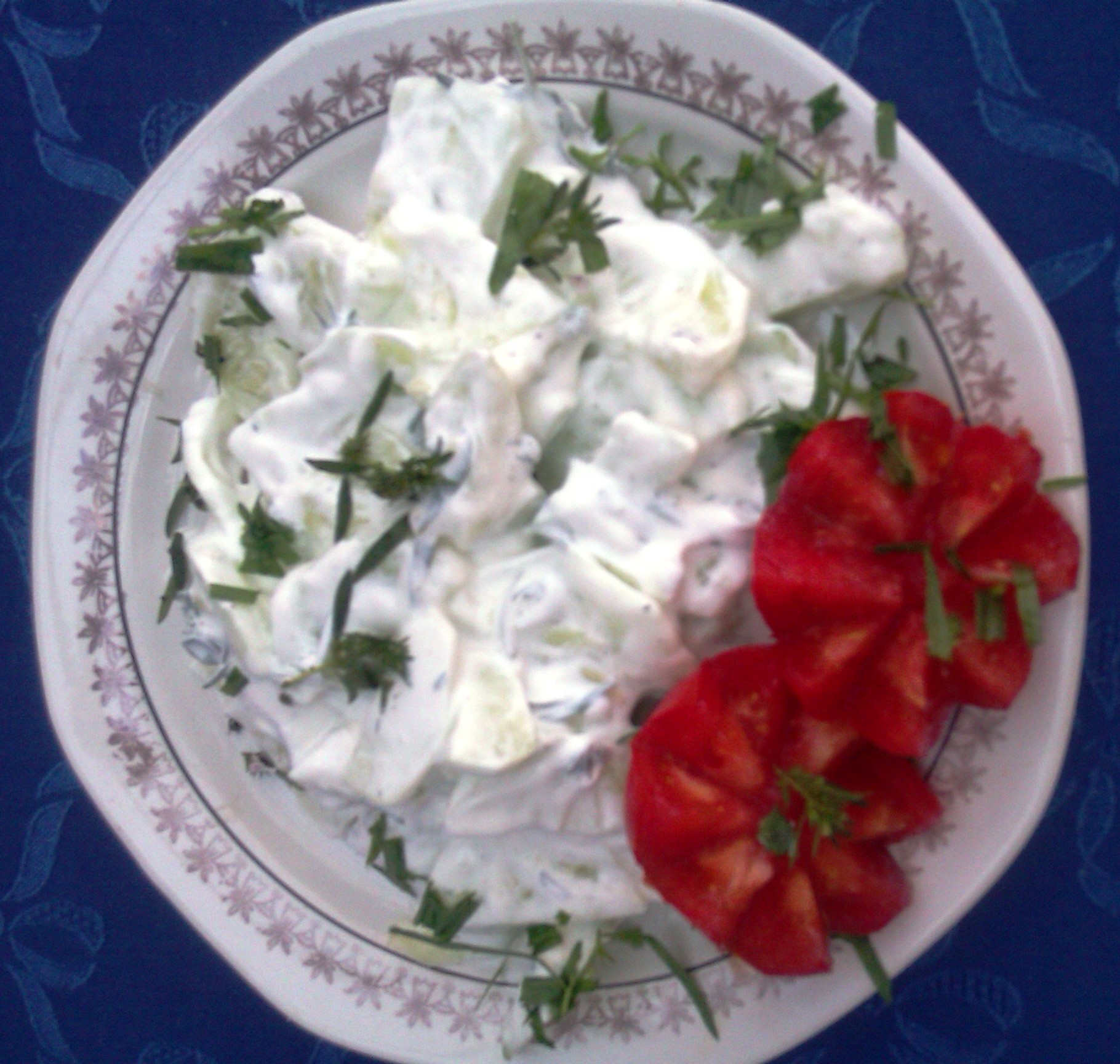 Salata de vara cu castraveti