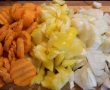 Ciorba de cartofi cu gulii si afumatura-2