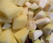 Ciorba de cartofi cu gulii si afumatura-3