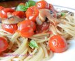 Spaghete cu ciuperci și roșii cherry - rețetă de post-0