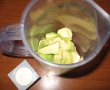 Piure de avocado cu branzica si fructe- de la 6 luni-2