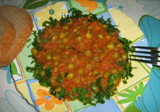 Mancare de mazare (de post)