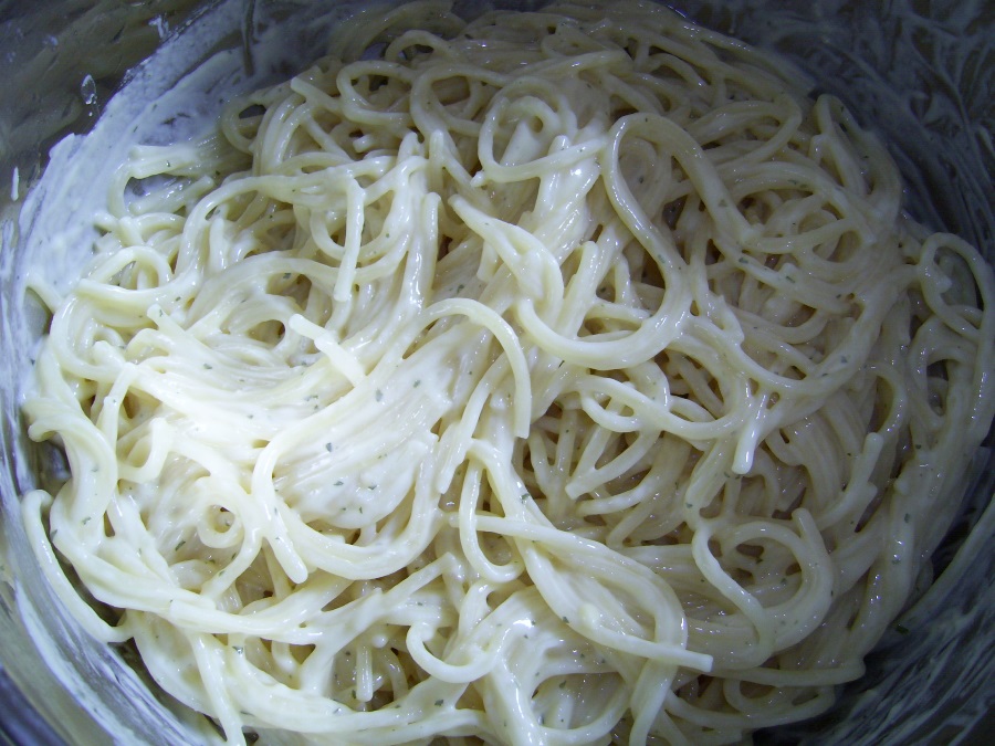 Spaghetti quattro formaggi