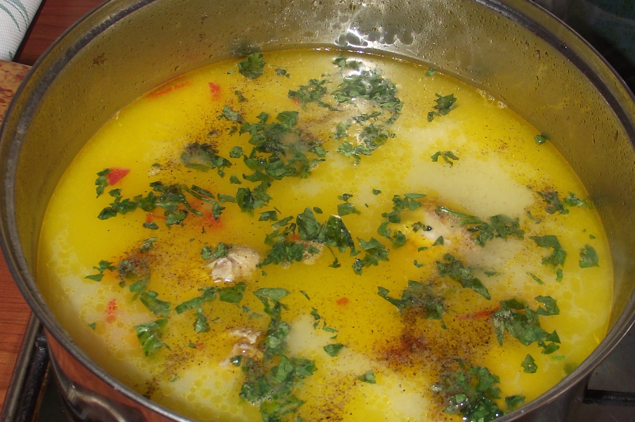 Supa de pui(pui de curte)