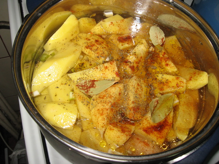 Mancarica de cartofi cu pui