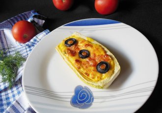 Dovlecei umpluti cu branza