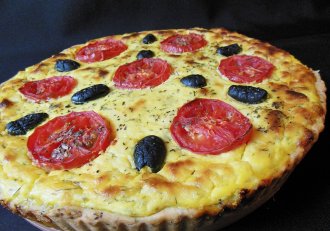 Tarta cu branza si mac