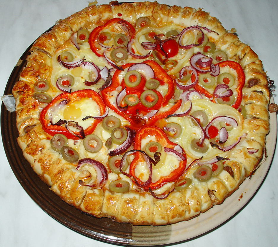 Pizza cu coronita