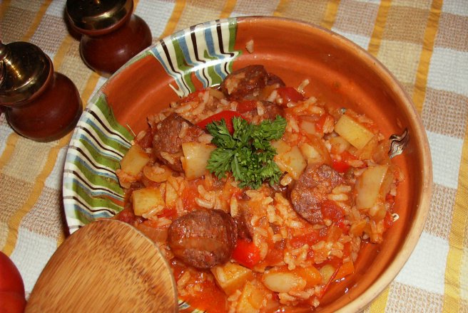 Ghiveci cu carnati in vas Zepter