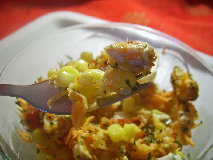 Salata de pui cu porumb