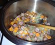 Mancarica de fasole pastai cu carnati afumati-0