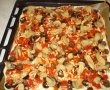 Pizza cu sunca presata si ciuperci-7