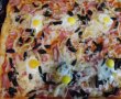 Pizza cu oua de prepelita-6