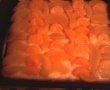 Prajitura cu piersici, mandarine si brinza dulce-1