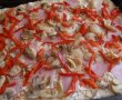 Pizza cu ciuperci si ardei-4