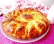 Plăcintă cu brânză dulce şi stafide „ Floarea soarelui”-8