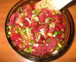 Salata marocana de cartofi si sfecla rosie-7